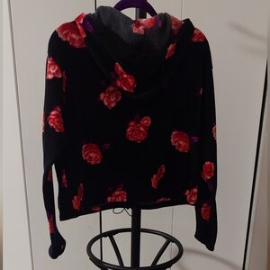 Victoria's Secret Pink Hoodie with Purple and Red Accents LG